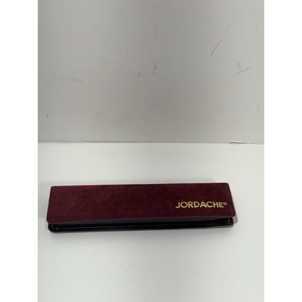 Jordache 10 Shades Colors Eyeshadow Palette With Suede Case Vintage Rare